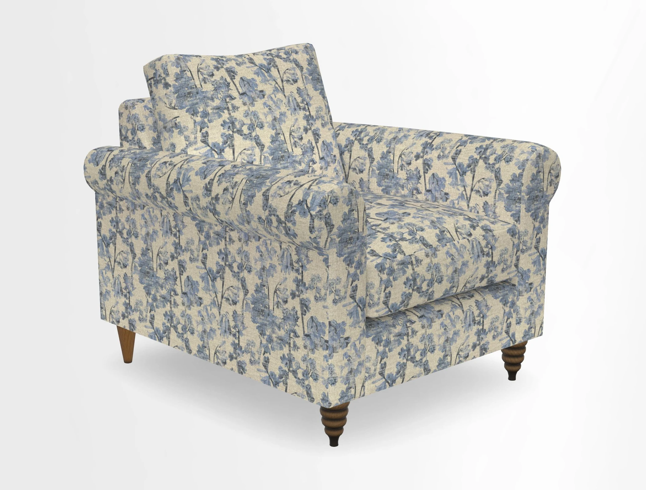 Apuldram Chair in Two Tone Plain Biscuit