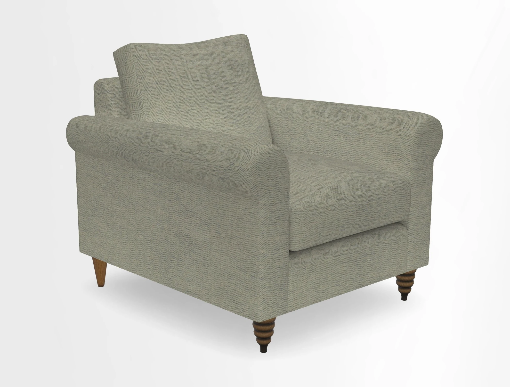 Apuldram Chair in Two Tone Plain Biscuit