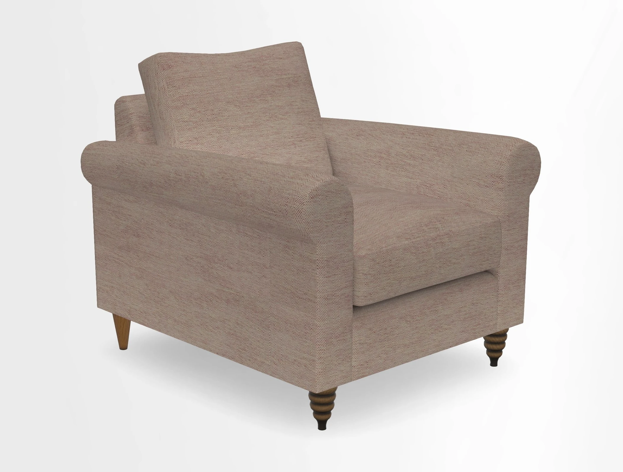 Apuldram Chair in Two Tone Plain Biscuit