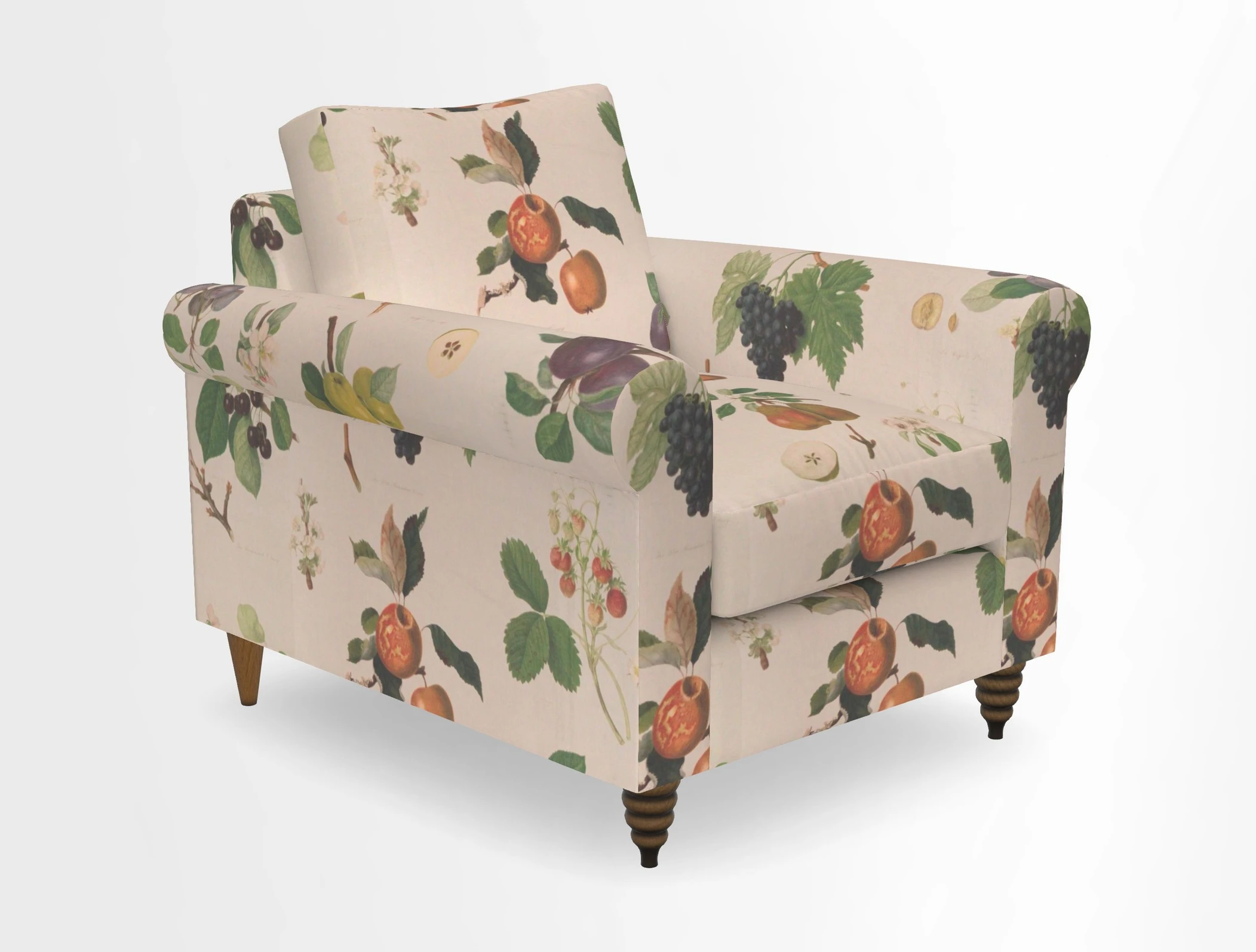 Apuldram Chair in Two Tone Plain Biscuit
