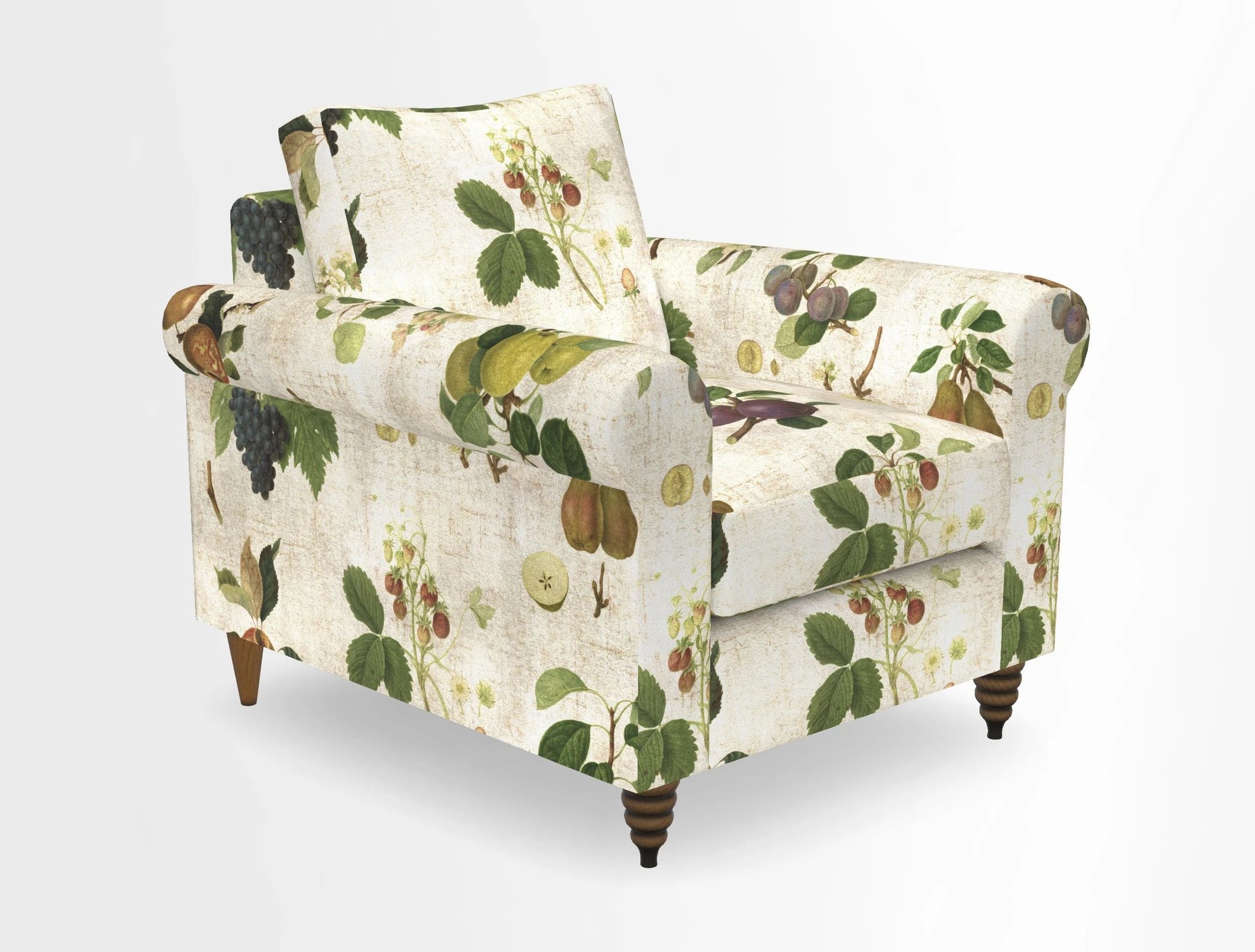 Apuldram Chair in Two Tone Plain Biscuit