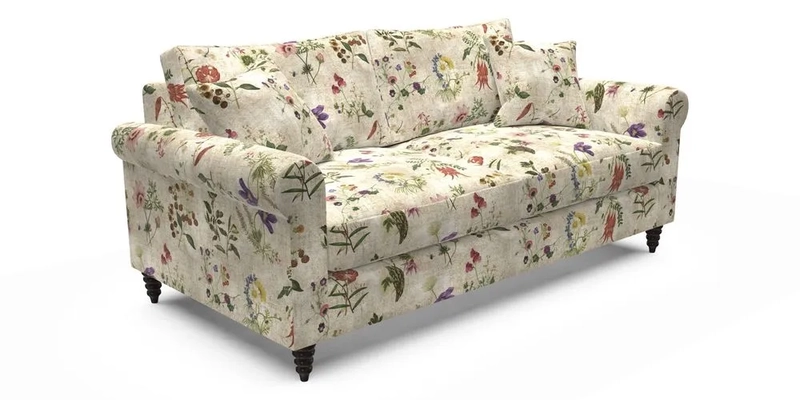 Apuldram 3 Seater Sofa in Clever Cotton Mix Mineral 