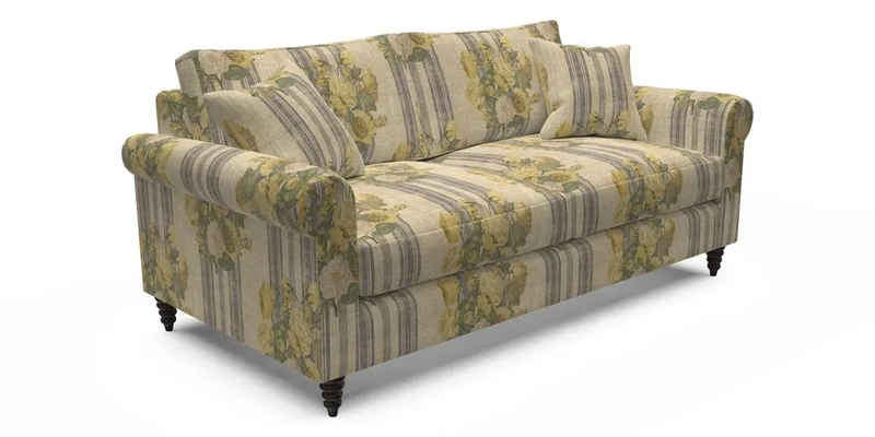 Apuldram 3 Seater Sofa in Clever Cotton Mix Mineral 