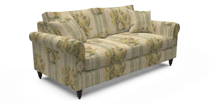 Apuldram 3 Seater Sofa in Clever Cotton Mix Mineral 