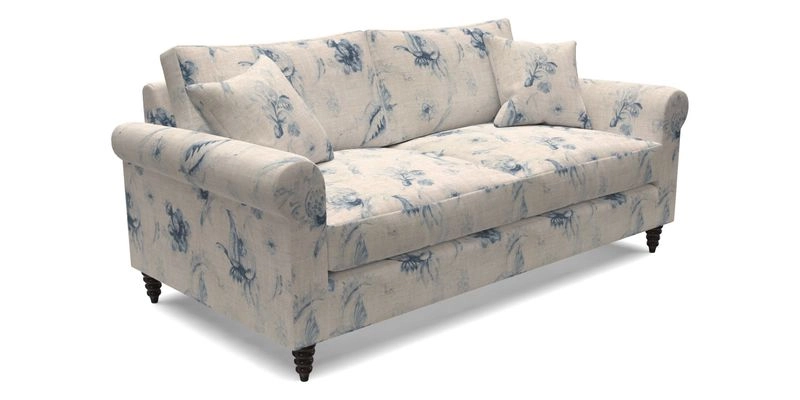 Apuldram 3 Seater Sofa in Clever Cotton Mix Mineral 