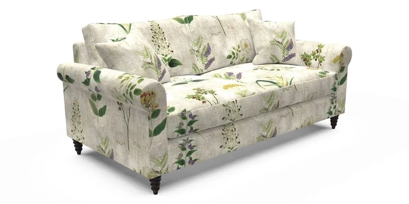 Apuldram 3 Seater Sofa in Clever Cotton Mix Mineral 