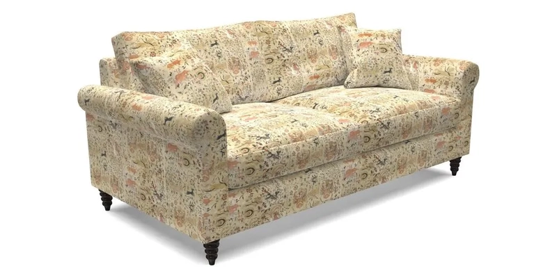 Apuldram 3 Seater Sofa in Clever Cotton Mix Mineral 