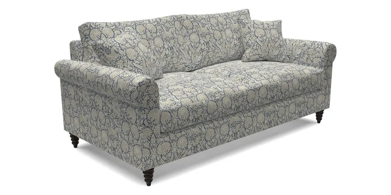 Apuldram 3 Seater Sofa in Clever Cotton Mix Mineral 