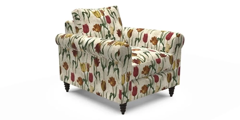 Apuldram Chair in Two Tone Plain Biscuit