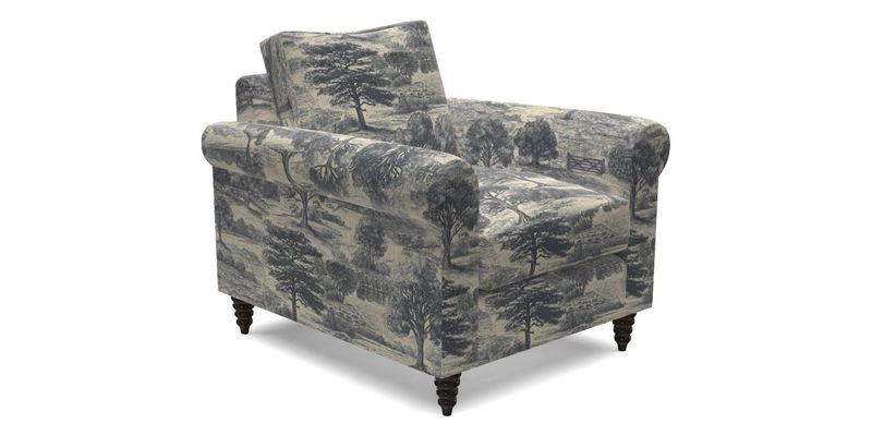 Apuldram Chair in Two Tone Plain Biscuit