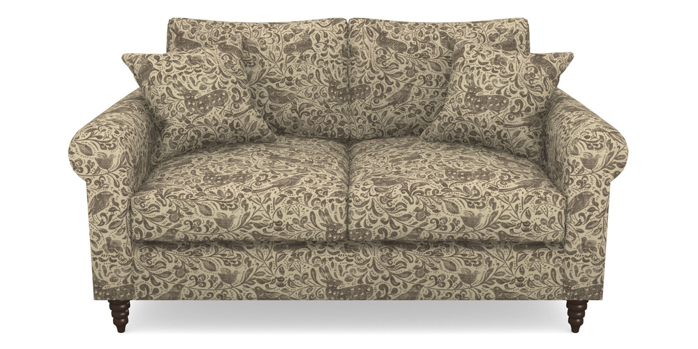 Product photograph of Apuldram 2 Seater Sofa In V A Drawn From Nature - Bird And Rabbit - Brown from Sofas and Stuff Limited