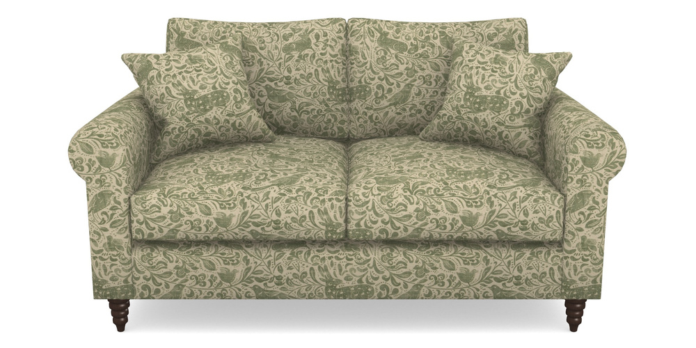 Product photograph of Apuldram 2 Seater Sofa In V A Drawn From Nature - Bird And Rabbit - Light Green from Sofas and Stuff Limited