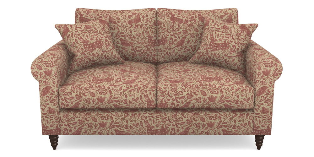 Product photograph of Apuldram 2 Seater Sofa In V A Drawn From Nature - Bird And Rabbit - Red from Sofas and Stuff Limited