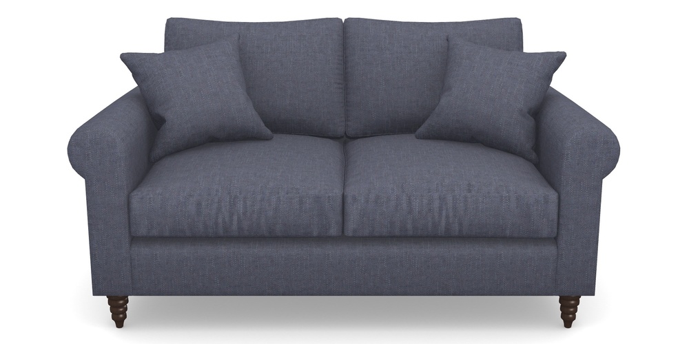 Product photograph of Apuldram 2 Seater Sofa In Easy Clean Plain - Navy from Sofas and Stuff Limited