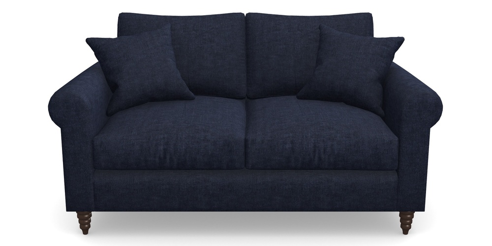 Product photograph of Apuldram 2 Seater Sofa In Super Soft Velvet - Navy from Sofas and Stuff Limited