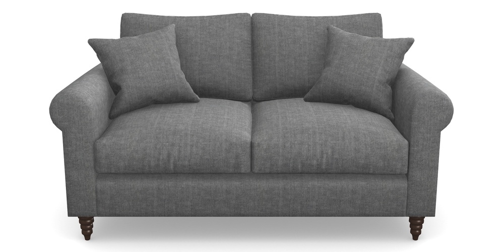 Product photograph of Apuldram 2 Seater Sofa In Super Soft Velvet - Steel from Sofas and Stuff Limited