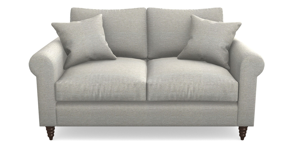 Product photograph of Apuldram 2 Seater Sofa In Textured Velvet - Silver from Sofas and Stuff Limited