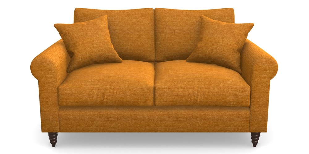 Product photograph of Apuldram 2 Seater Sofa In Textured Velvet - Turmeric from Sofas and Stuff Limited