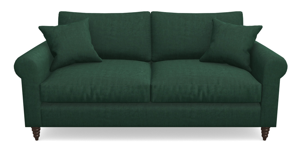 Product photograph of Apuldram 3 Seater Sofa In Clever Tough And Eco Velvet - Pine from Sofas and Stuff Limited