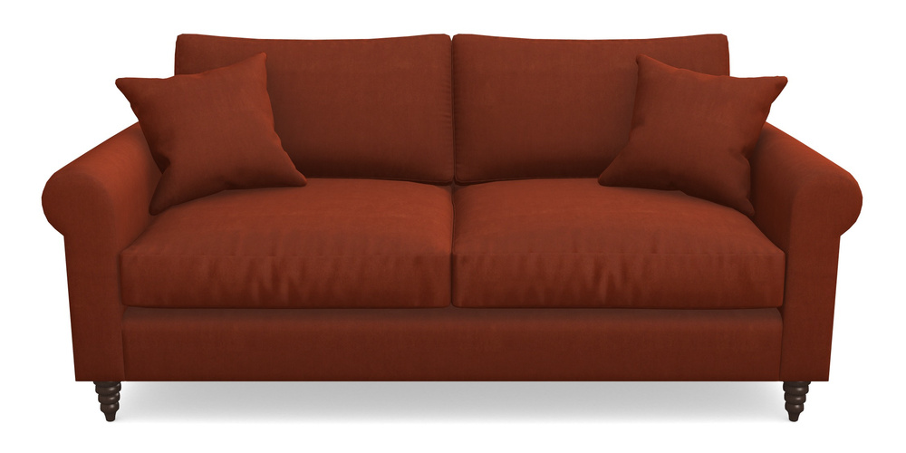 Product photograph of Apuldram 3 Seater Sofa In Clever Tough And Eco Velvet - Tawny from Sofas and Stuff Limited