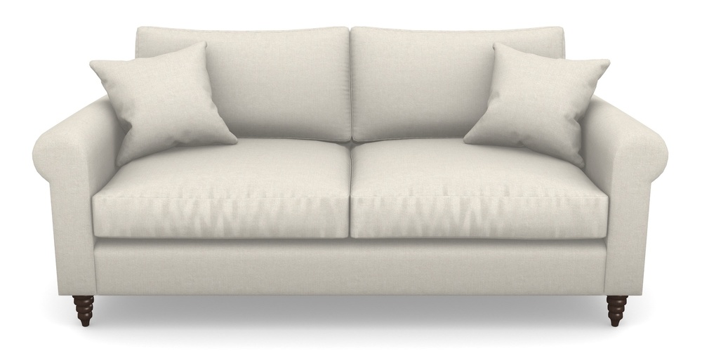 Product photograph of Apuldram 3 Seater Sofa In Easy Clean Plain - Chalk from Sofas and Stuff Limited