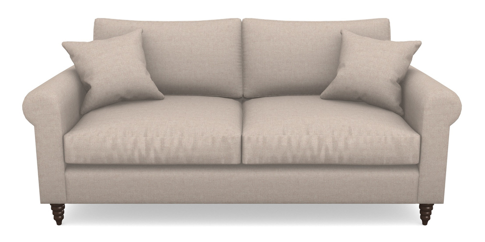 Product photograph of Apuldram 3 Seater Sofa In Easy Clean Plain - Cream from Sofas and Stuff Limited