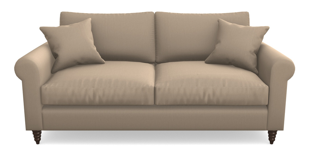 Product photograph of Apuldram 3 Seater Sofa In House Velvet - Linen from Sofas and Stuff Limited