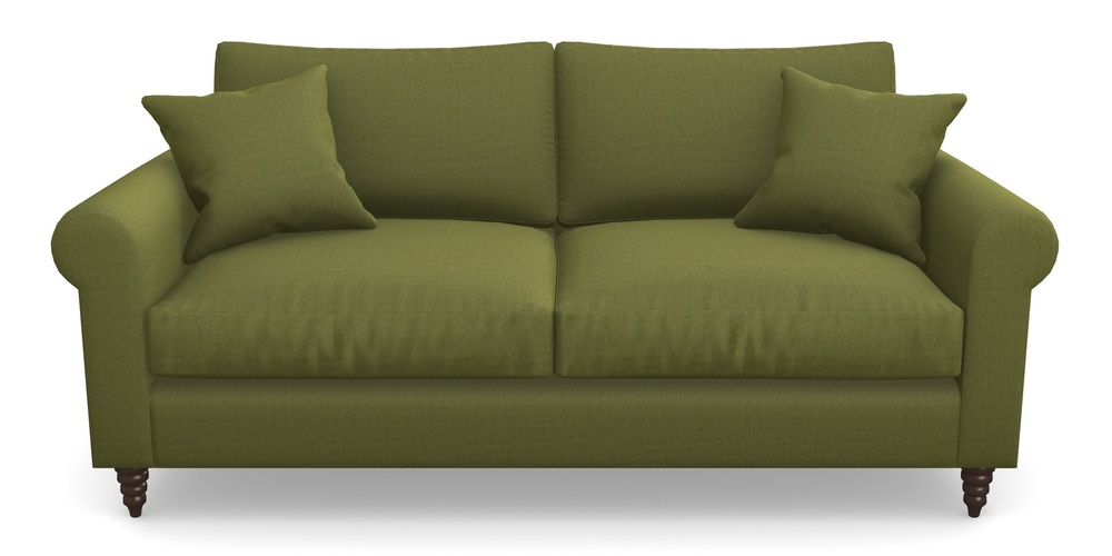 Product photograph of Apuldram 3 Seater Sofa In House Velvet - Olive from Sofas and Stuff Limited