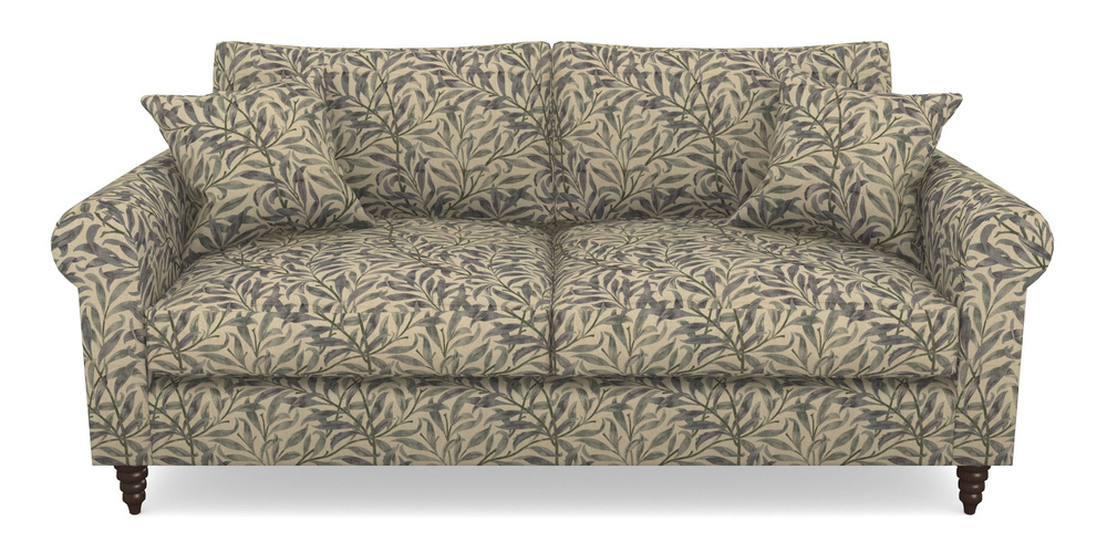 Product photograph of Apuldram 3 Seater Sofa In V A Drawn From Nature - Willow Bough Large - Duck Egg from Sofas and Stuff Limited