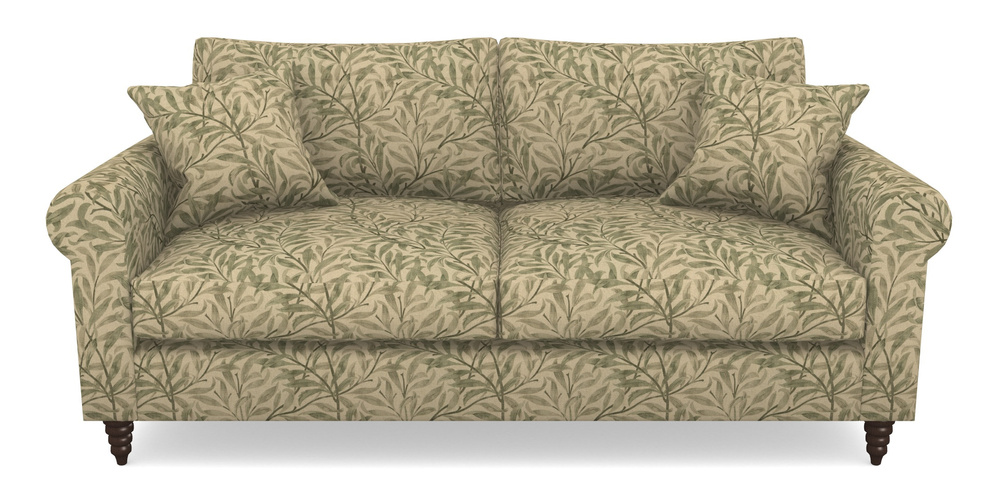 Product photograph of Apuldram 3 Seater Sofa In V A Drawn From Nature - Willow Bough Large - Light Green from Sofas and Stuff Limited