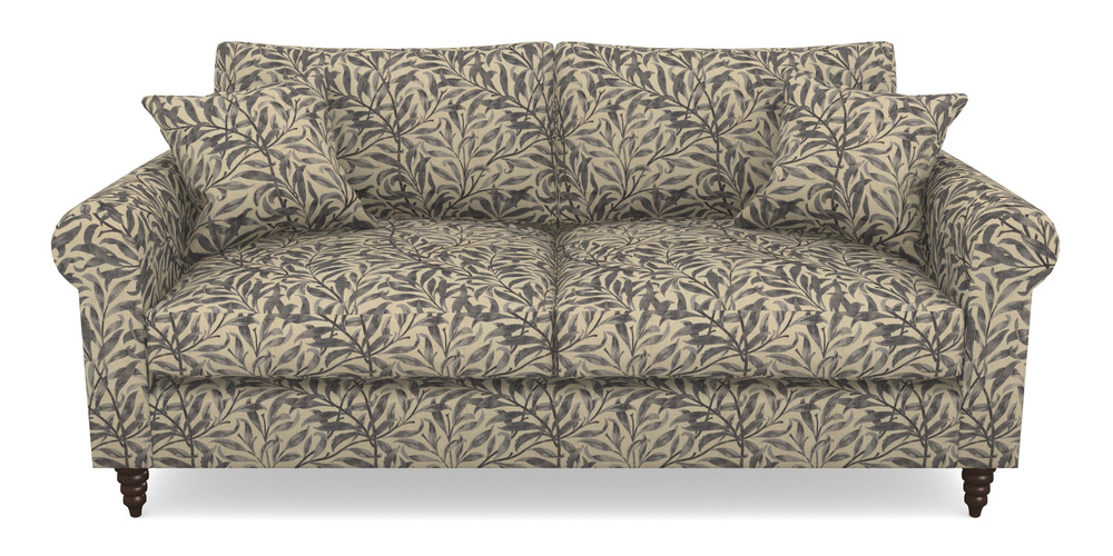 Product photograph of Apuldram 3 Seater Sofa In V A Drawn From Nature - Willow Bough Large - Navy from Sofas and Stuff Limited