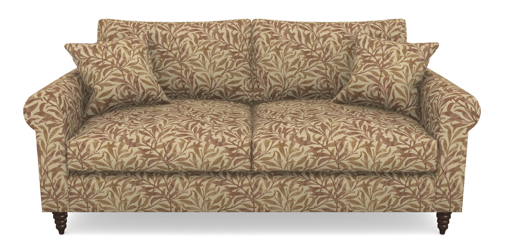 Product photograph of Apuldram 3 Seater Sofa In V A Drawn From Nature - Willow Bough Large - Terracotta from Sofas and Stuff Limited