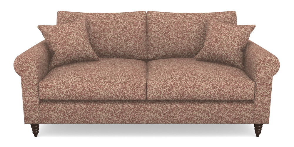 Product photograph of Apuldram 3 Seater Sofa In V A Drawn From Nature Collection - Willow - Red from Sofas and Stuff Limited