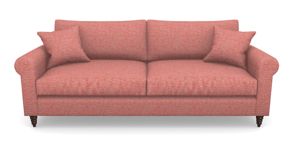 Product photograph of Apuldram 4 Seater Sofa In Aqua Clean Hove - Chilli from Sofas and Stuff Limited