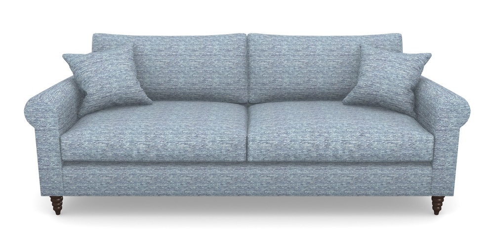 Product photograph of Apuldram 4 Seater Sofa In Aqua Clean Oban - Denim from Sofas and Stuff Limited