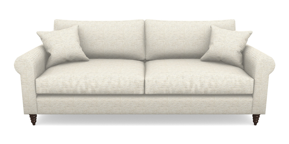 Product photograph of Apuldram 4 Seater Sofa In Aqua Clean Oban - Pearl from Sofas and Stuff Limited