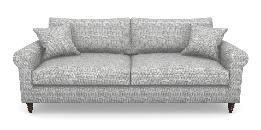 Product photograph of Apuldram 4 Seater Sofa In Aqua Clean Oban - Steel from Sofas and Stuff Limited