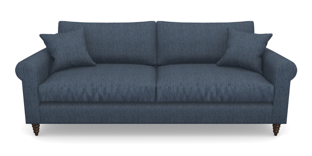 Product photograph of Apuldram 4 Seater Sofa In Aqua Clean Tenby - Navy from Sofas and Stuff Limited