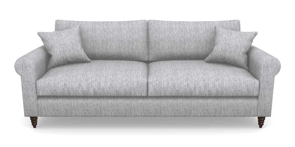 Product photograph of Apuldram 4 Seater Sofa In Aqua Clean Tenby - Silver from Sofas and Stuff Limited