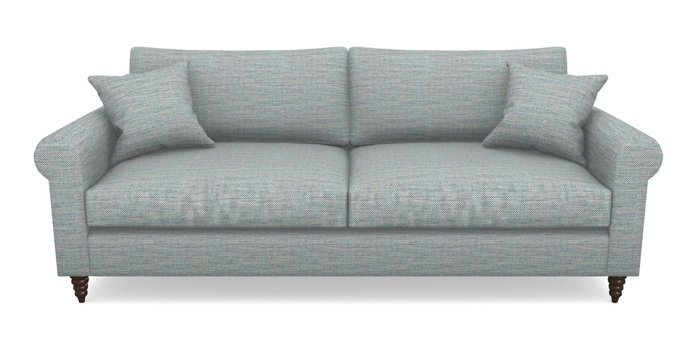 Product photograph of Apuldram 4 Seater Sofa In Basket Weave - Blue from Sofas and Stuff Limited