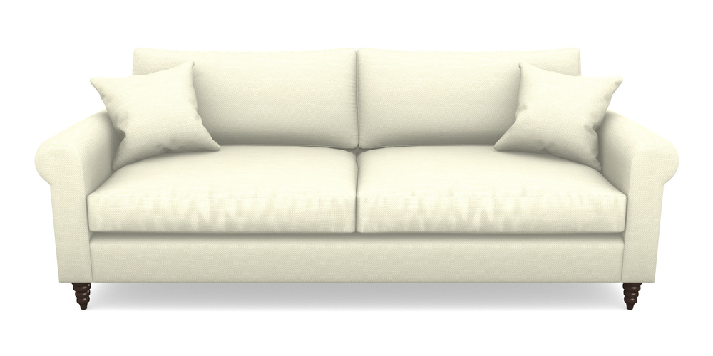 Product photograph of Apuldram 4 Seater Sofa In Basket Weave - Cream from Sofas and Stuff Limited