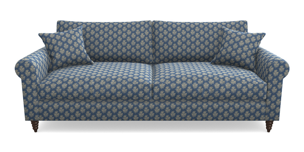 Product photograph of Apuldram 4 Seater Sofa In Cloth 21 - Coral 1 - Bilberry from Sofas and Stuff Limited