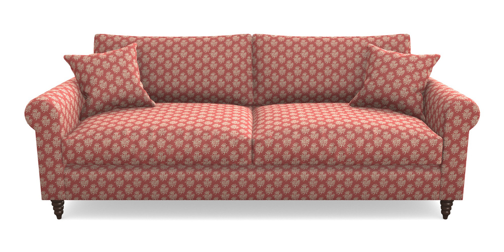 Product photograph of Apuldram 4 Seater Sofa In Cloth 21 - Coral 1 - Ginger Snap from Sofas and Stuff Limited