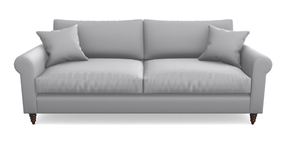 Product photograph of Apuldram 4 Seater Sofa In Clever Glossy Velvet - Fifty Shades from Sofas and Stuff Limited