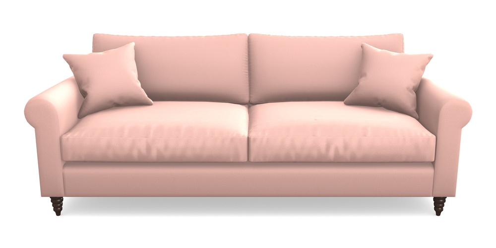 Product photograph of Apuldram 4 Seater Sofa In Clever Glossy Velvet - Tutu from Sofas and Stuff Limited