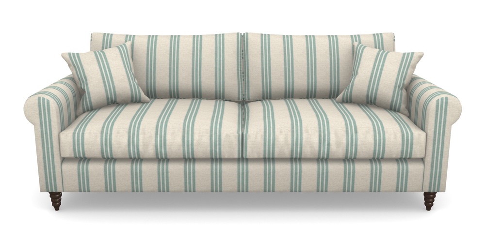Product photograph of Apuldram 4 Seater Sofa In Cloth 18 Stripes - Bengal - Basil from Sofas and Stuff Limited