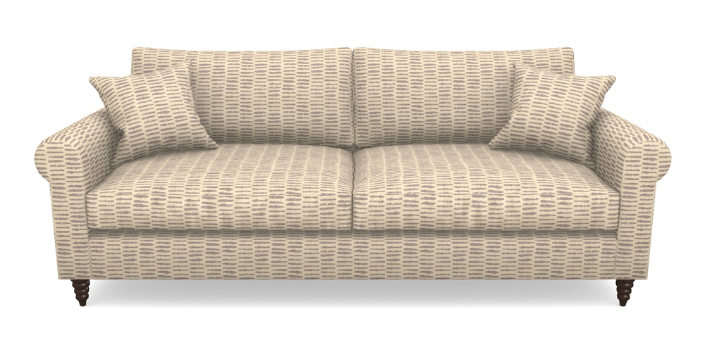 Product photograph of Apuldram 4 Seater Sofa In Cloth 18 - Daub - Berry from Sofas and Stuff Limited