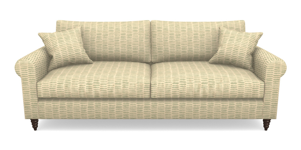 Product photograph of Apuldram 4 Seater Sofa In Cloth 18 - Daub - Fennel from Sofas and Stuff Limited