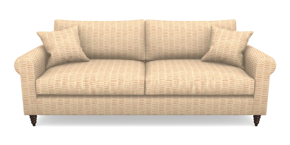 Product photograph of Apuldram 4 Seater Sofa In Cloth 18 - Daub - Flamingo from Sofas and Stuff Limited
