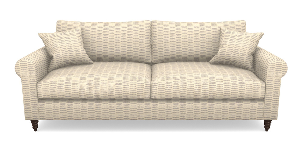 Product photograph of Apuldram 4 Seater Sofa In Cloth 18 - Daub - Lavender from Sofas and Stuff Limited